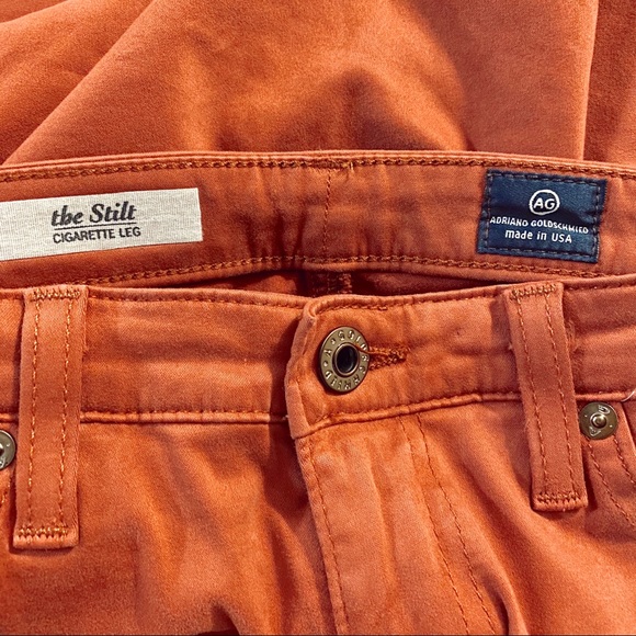 AG Adriano Goldschmied Burnt Orange The Stilt Cig - Picture 6 of 7